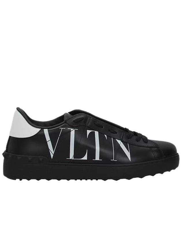 VLTN Logo Low Top Sneakers Black - VALENTINO - BALAAN 2