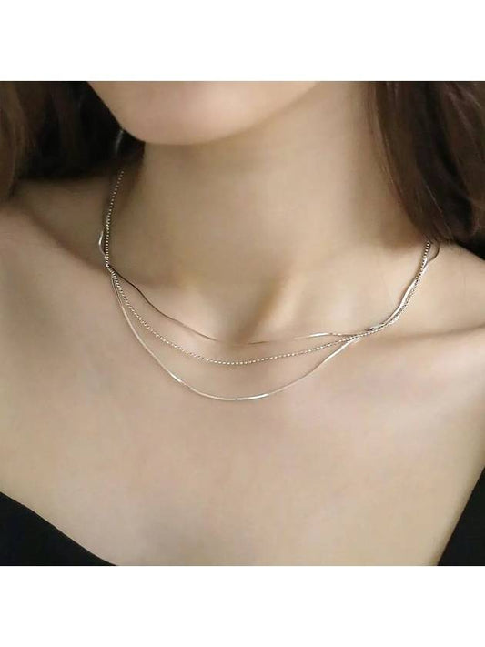 SILVER925 Only Flat Chain Necklace - KELLY DONAHUE - BALAAN 1