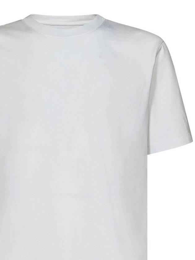 Organic Cotton Short Sleeve T-Shirt White - MAISON MARGIELA - BALAAN 4