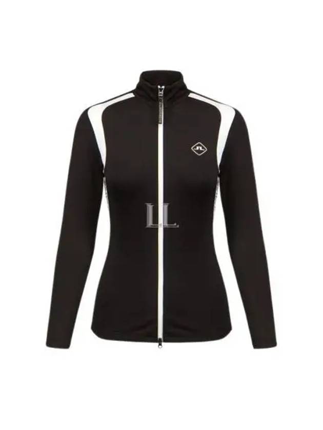 Golfwomen's Mid Layer Regular Fit Jacket Black - J.LINDEBERG - BALAAN 2