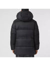 Logo Applique Nylon Puffer Coat Black - BURBERRY - BALAAN 3