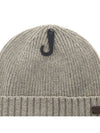 Logo Patch Carlton Cotton Beanie Grey - BARBOUR - BALAAN 8