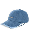 La Cassette Artichaut Ball Cap Blue - JACQUEMUS - BALAAN 4