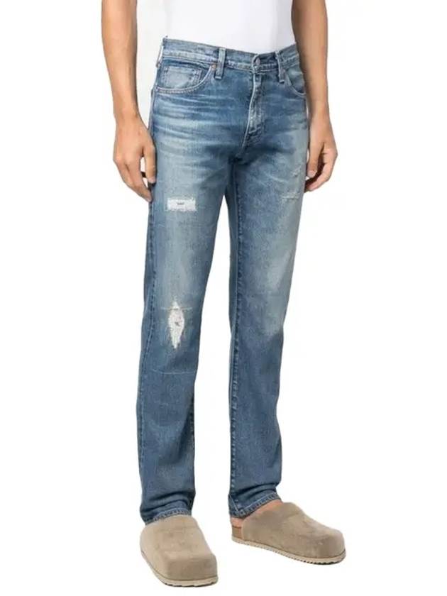 Slim Fit Denim Straight Jeans Blue - LEVI'S - BALAAN 3