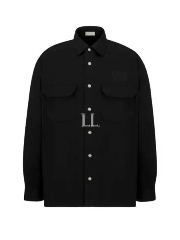 Overshirt Cotton Jacket Black - DIOR - BALAAN 2