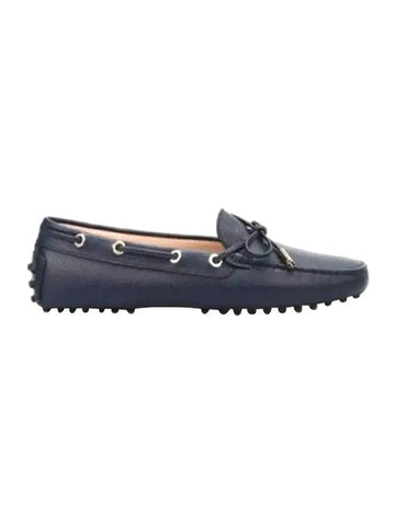 Gomino leather driving shoes blue - TOD'S - BALAAN.