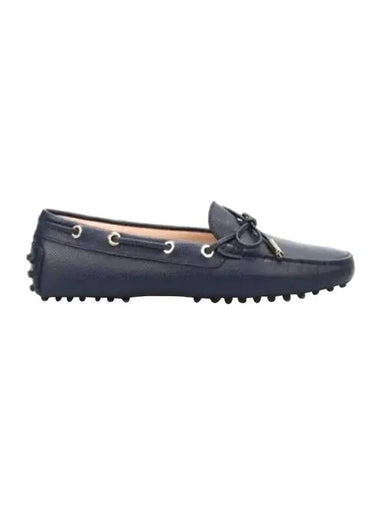 Women's Gommino Laceto Driving Shoes Blue - TOD'S - BALAAN 1