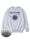 Viva MSRC Gray Overfit Sweatshirt Melange Gray - MONSTER REPUBLIC - BALAAN 4