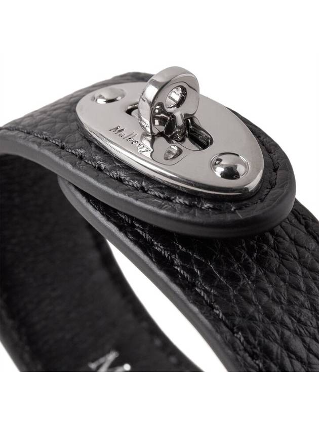 Bayswater Leather Bracelet Black - MULBERRY - BALAAN 3