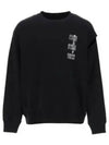 Number Logo Cutting Detail Sweatshirt Black - MAISON MARGIELA - BALAAN 2