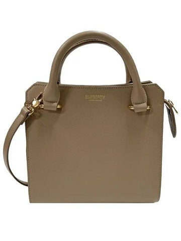 Banwell House Check Tote Bag Beige - BURBERRY - BALAAN 1