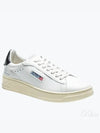 Dallas Black Tab Leather Low Top Sneakers White - AUTRY - BALAAN 2