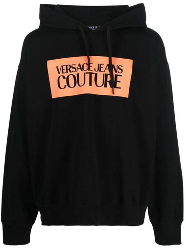 logo print hoodie 74GAIG07CF05G - VERSACE - BALAAN 1