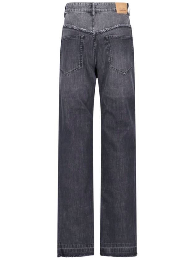 Noemie straight jeans black - ISABEL MARANT - BALAAN 3