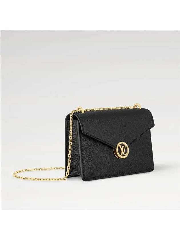 Wallet On Chain Rosy Shoulder Bag Black - LOUIS VUITTON - BALAAN 3