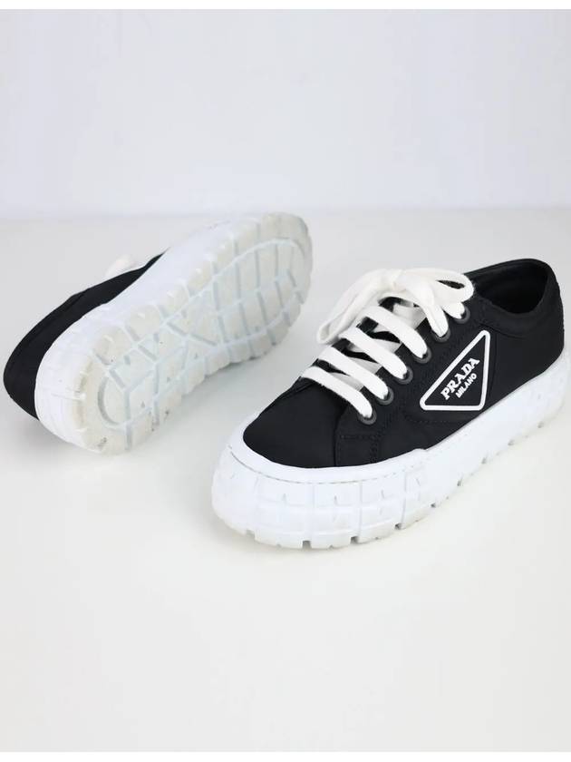 Double wheel gabardine re nylon sneakers 36 - PRADA - BALAAN 4