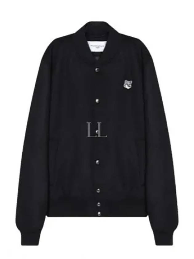 Classic Teddy Wool Jacket Black - MAISON KITSUNE - BALAAN 2