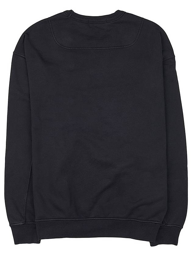 Embroidered Logo Sweatshirt Black - STONE ISLAND - BALAAN 3