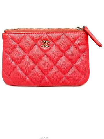 Daol Sangin Store Classic Caviar Mini Pouch Indie Pink 28th Unit AP4020 Condition A - CHANEL - BALAAN 1