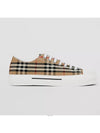 Vintage Check Cotton Sneakers Archive Beige - BURBERRY - BALAAN 5