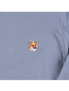 Fox Head Patch Regular Long Sleeve T Shirt Moonlight Blue - MAISON KITSUNE - BALAAN 4