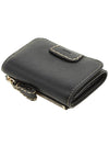 Edith Small Tri-Fold Buffalo Leather Bicycle Wallet Black - CHLOE - BALAAN.