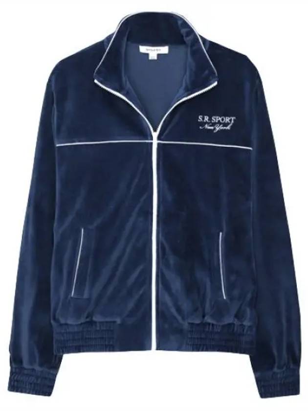 sports velor track jacket women - SPORTY & RICH - BALAAN 1