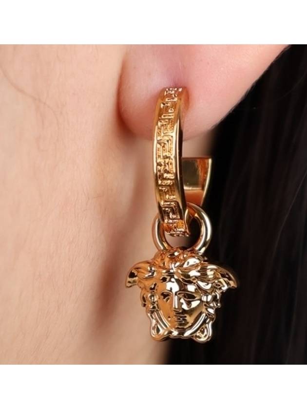 La Medusa Brass Earrings Gold - VERSACE - BALAAN 4