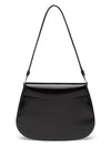 Cleo Brushed Flap Shoulder Bag Black - PRADA - BALAAN 5