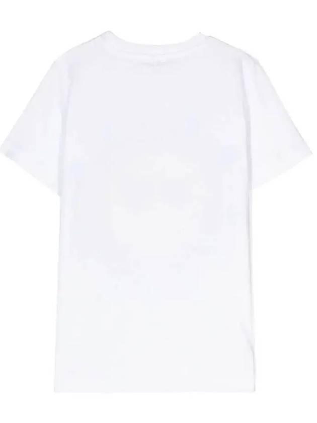 Kids Logo Print T Shirt TU8R11 Z0434 100 - STELLA MCCARTNEY - BALAAN 3