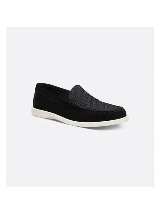 Granville Suede Loafers Black - DIOR - BALAAN 1