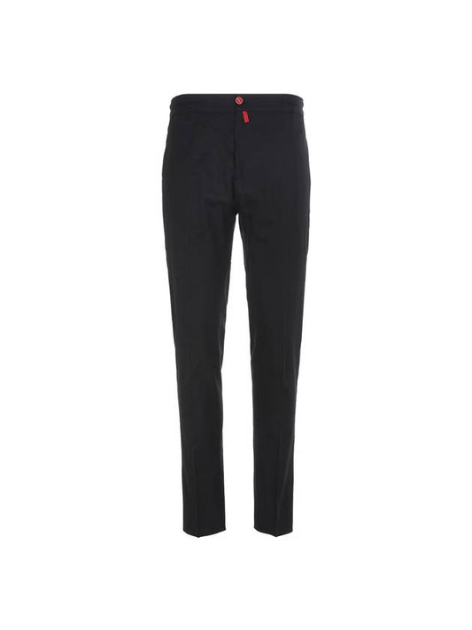 UPLAC K06S9910 BLACK Drawstring Light Cotton Black Pants - KITON - BALAAN 1