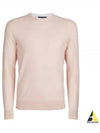 Men's Merino Wool Blend Crewneck Sweater Light Pink - G/FORE - BALAAN 2