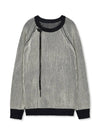 Dublin Reversible Loose Fit Raglan Knit Black Ivory - S SY - BALAAN 4