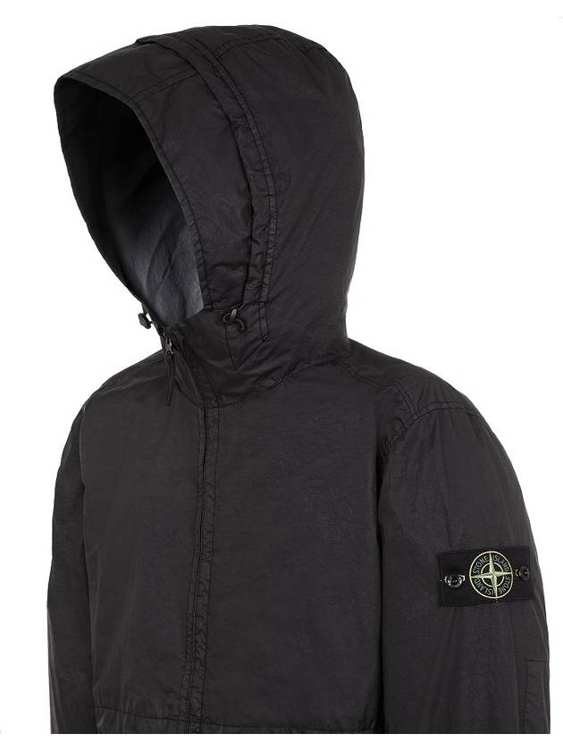 Membrana 3L TC Hooded Jacket Black - STONE ISLAND - BALAAN 5