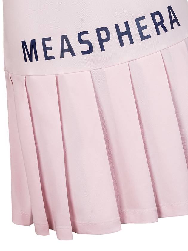 WOMEN SLEEVELESS ONE-PIECE LIGHT PINK - MEASPHERA - BALAAN 7