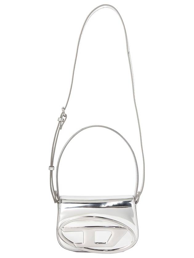 1DR Mirrored Leather Shoulder Bag Silver - DIESEL - BALAAN 7