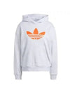 Logo Print Cotton Hoodie Grey - ADIDAS - BALAAN 3