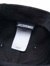 La Casquette Jacquemus Signature Cap Black - JACQUEMUS - BALAAN 6