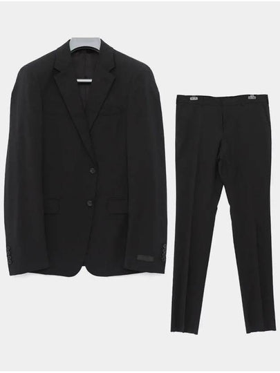 Light Stretch Wool Suit Black - PRADA - BALAAN 2