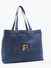 Diane Shopper Tote Bag Blue - A.P.C. - BALAAN 2