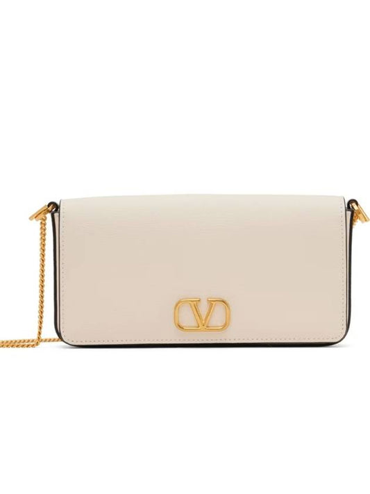 V logo signature Garavani shoulder bag long wallet 4W2P0Y63SNP I16 - VALENTINO - BALAAN 2