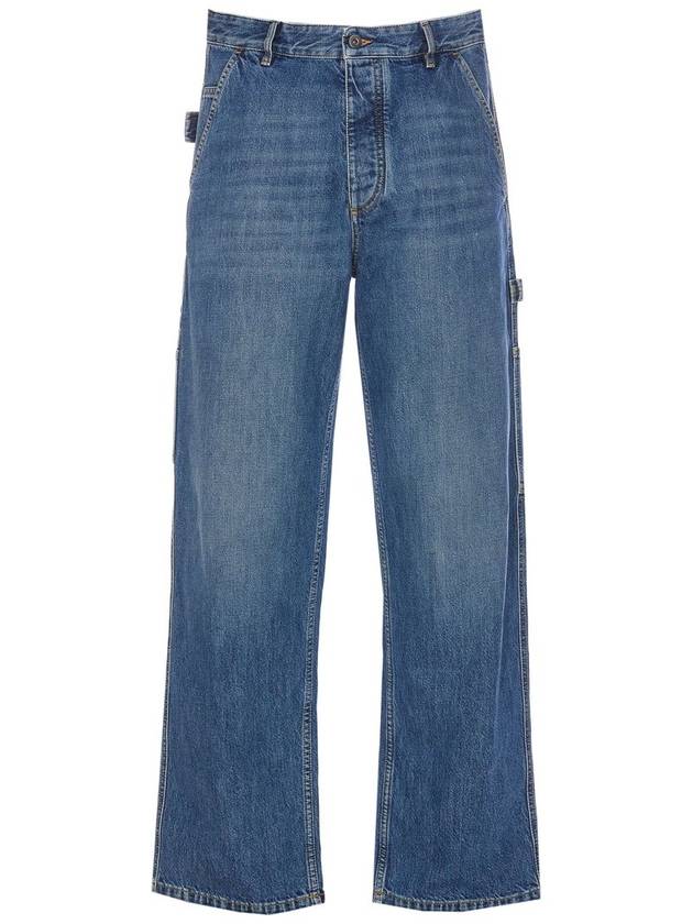 Cotton Straight Jeans Blue - BOTTEGA VENETA - BALAAN 2