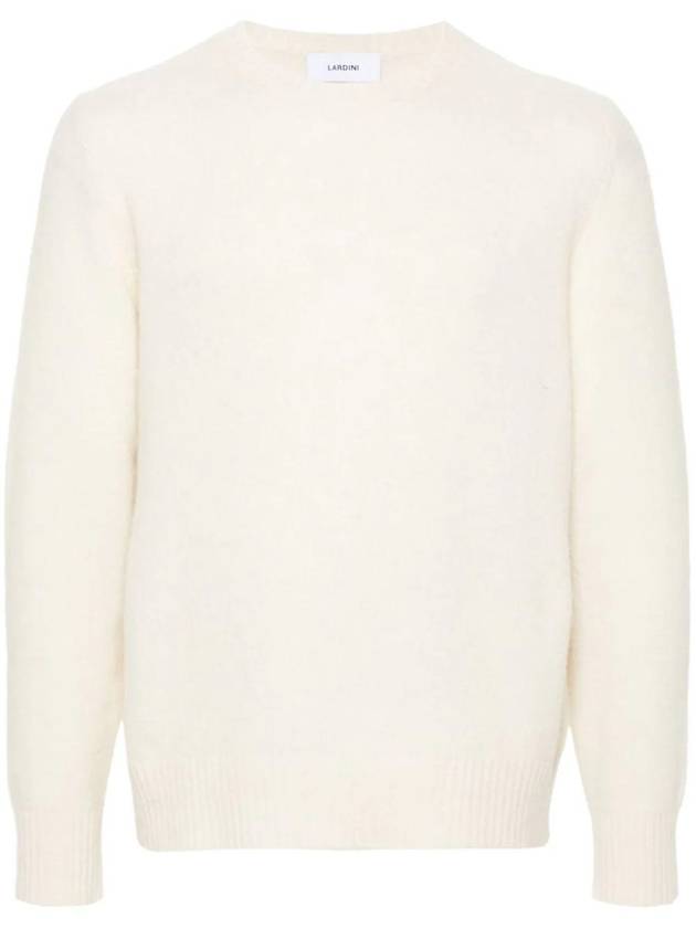 Lardini Men`S Sweater Cream Color   Origin: Italy  Composition Alpaca 44% - RVR LARDINI - BALAAN 1