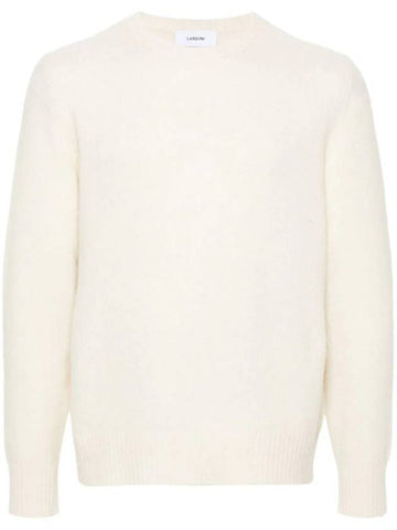 Lardini Men`S Sweater Cream Color   Origin: Italy  Composition Alpaca 44% - RVR LARDINI - BALAAN 1