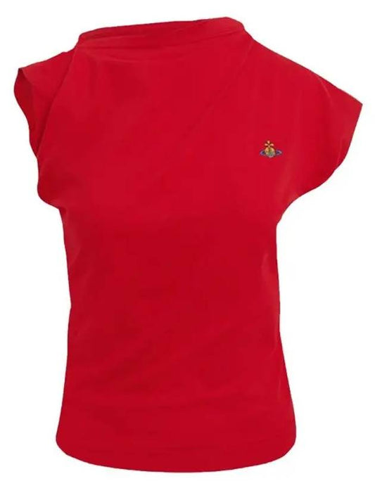 Women's Hebo Short Sleeve T-Shirt Red - VIVIENNE WESTWOOD - BALAAN 2