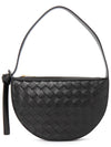 Intrecciato Sunrise Small Shoulder Bag Black - BOTTEGA VENETA - BALAAN 2