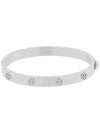 Miller Hinged Stud Bangle Bracelet Silver - TORY BURCH - BALAAN 3