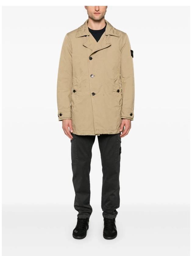 David TC Padding Jacket Biscuit - STONE ISLAND - BALAAN 3