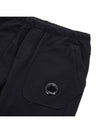 Diagonal Raised Fleece Lens Wappen Track Pants Black - CP COMPANY - BALAAN 5